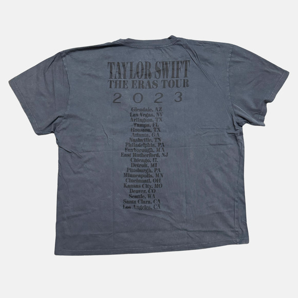 NWT The Eras International Tour Mineral Wash Gray T-Shirt 3XL Plus Size RARE - Picture 2 of 6